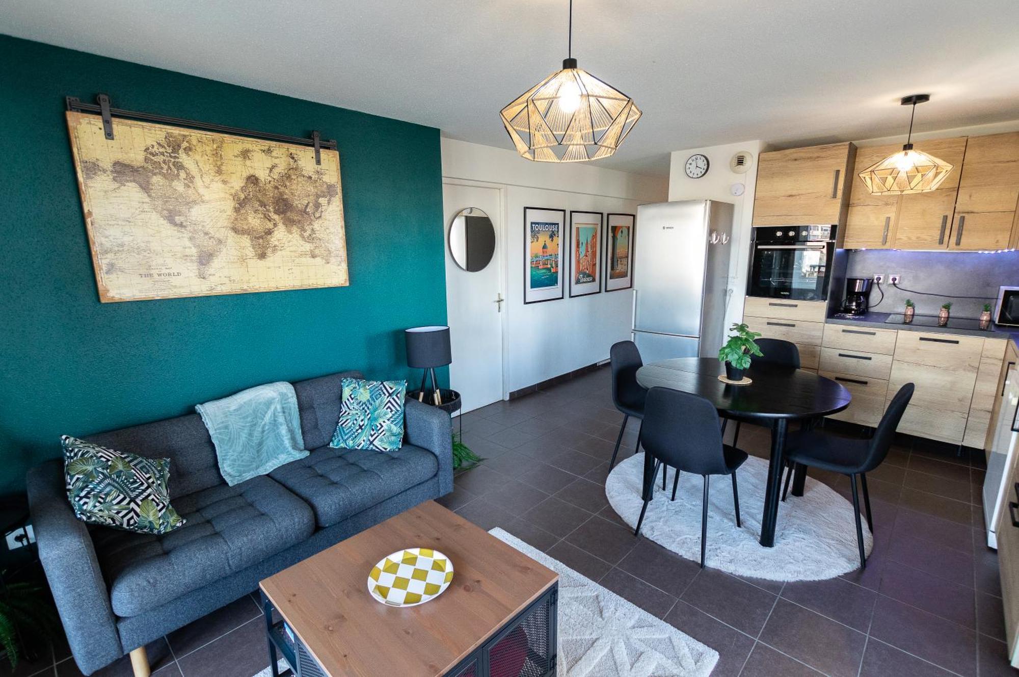 Chouette , Un Logement T3 Cozy Tout Proche Du Metro Et Parking Prive A Disposition Toulouse Exterior foto